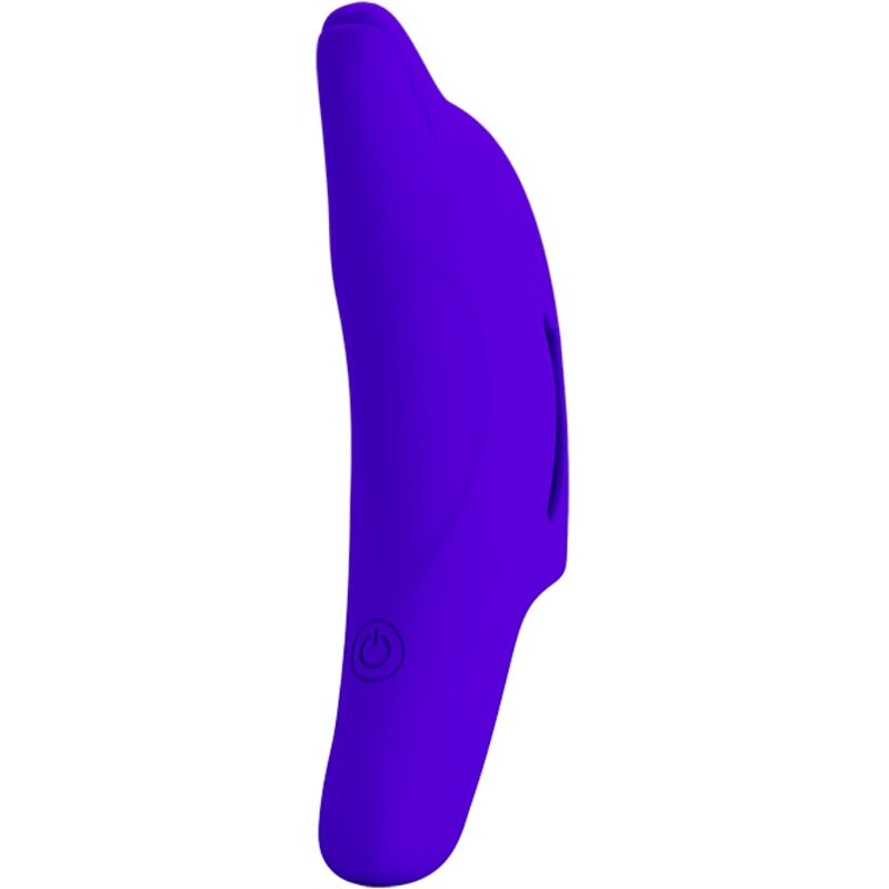 PRETTY LOVE - PUISSANT STIMULATEUR DE DOIGTS BLEU FONCÉ DELPHINI – Image 3