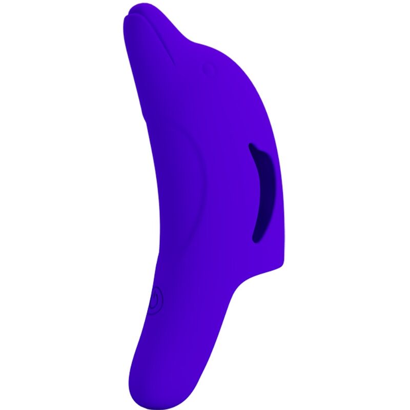 PRETTY LOVE - PUISSANT STIMULATEUR DE DOIGTS BLEU FONCÉ DELPHINI – Image 2