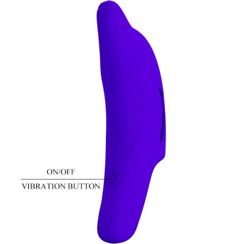 PRETTY LOVE - PUISSANT STIMULATEUR DE DOIGTS BLEU FONCÉ DELPHINI – Image 7