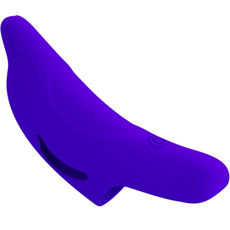 PRETTY LOVE - PUISSANT STIMULATEUR DE DOIGTS BLEU FONCÉ DELPHINI – Image 10