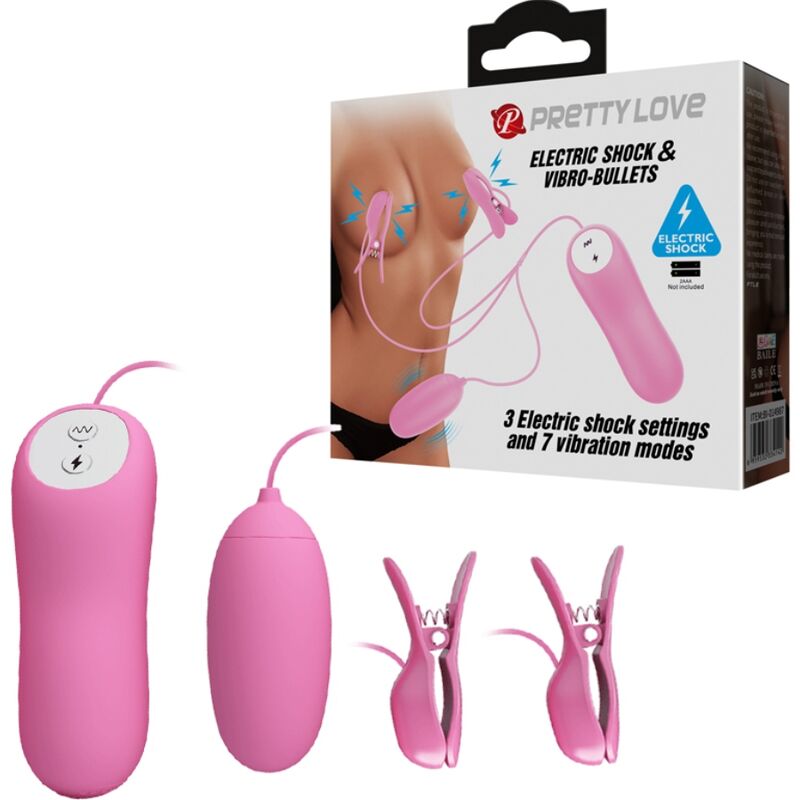 PRETTY LOVE - PINA COM VIBRAO E ELETROSHOCK ROSA - Image 4