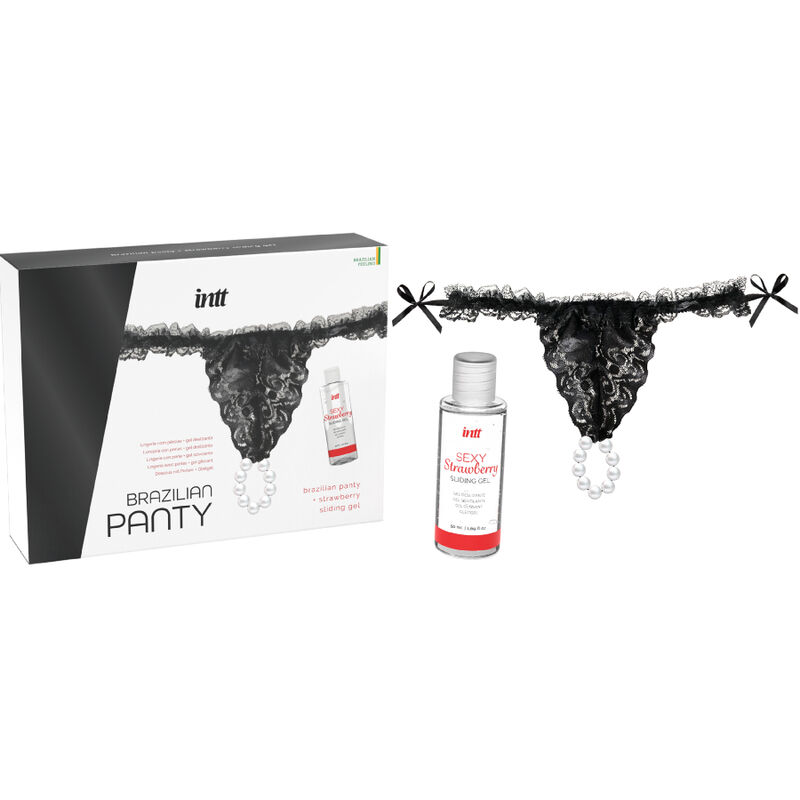 INTT RELEASES - CALÇA PRETA BRASILEIRA COM PÉROLAS E GEL LUBRIFICANTE 50 ML - Image 4