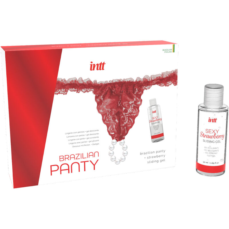 INTT RELEASES - BRASILIANISCHES ROTES HÖSCHEN MIT PERLEN UND SCHMIERGEL 50 ML – Bild 2