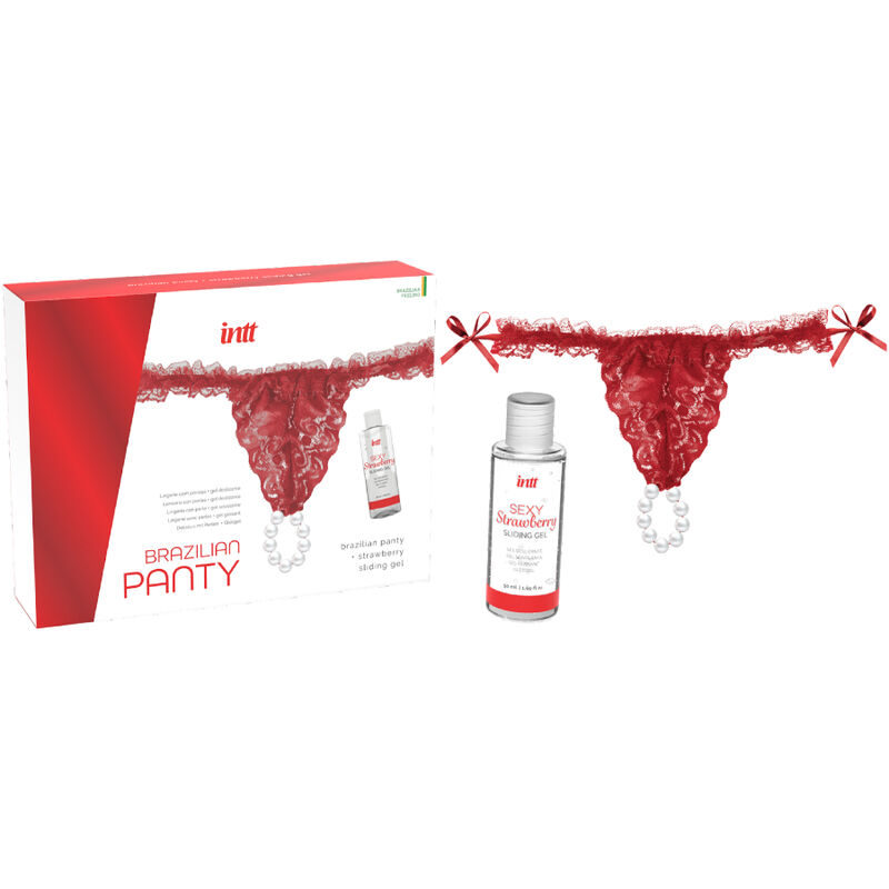 INTT RELEASES - BRASILIANISCHES ROTES HÖSCHEN MIT PERLEN UND SCHMIERGEL 50 ML – Bild 3