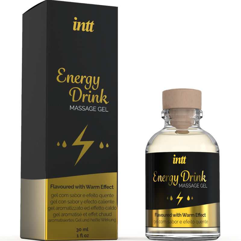 INTT MASSAGE & ORAL SEX - GEL DE MASSAGE A L''ENERGIE AROMATISEE CA BOISSON ET EFFET CHAUFFANT – Image 3