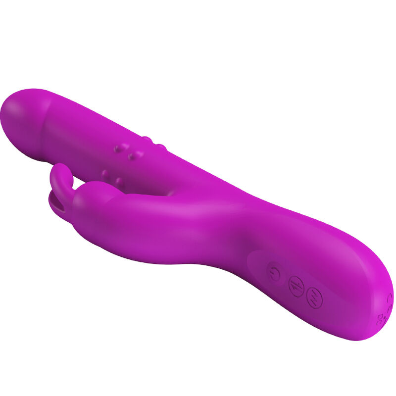 PRETTY LOVE - REESE VIBRADOR CON ROTACIÓN MORADO - Imagen 10