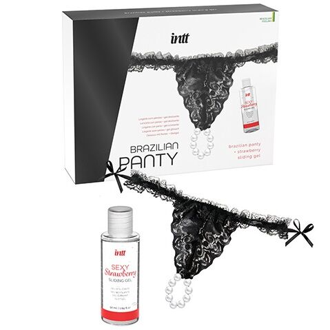 INTT RELEASES - CALÇA PRETA BRASILEIRA COM PÉROLAS E GEL LUBRIFICANTE 50 ML - Image 3