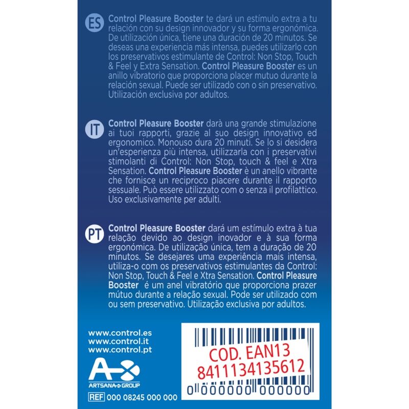 CONTROL - ANNEAU VIBRATEUR PLEASURE BOOSTER – Image 2
