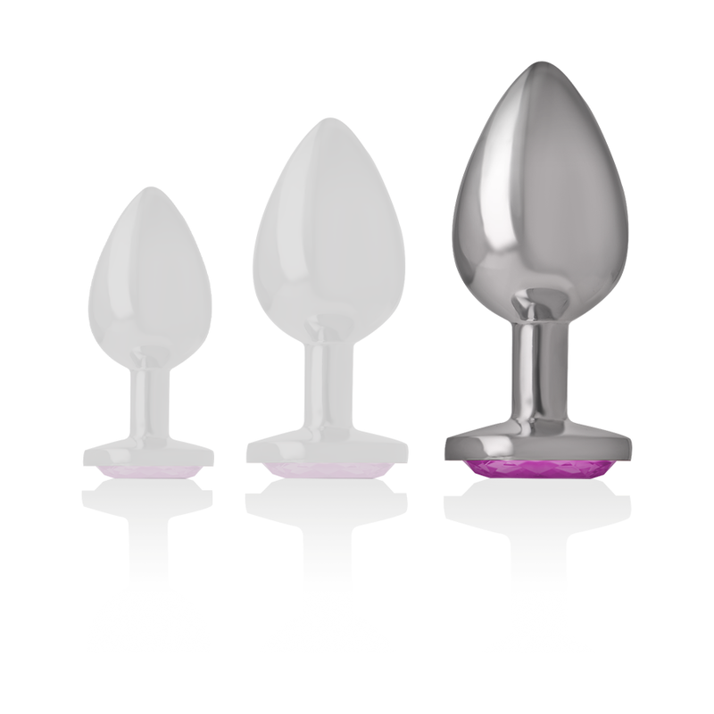 INTENSE - PLUG ANAL METAL ALUMINIO CORAZÓN ROSA TALLA L - Imagen 6