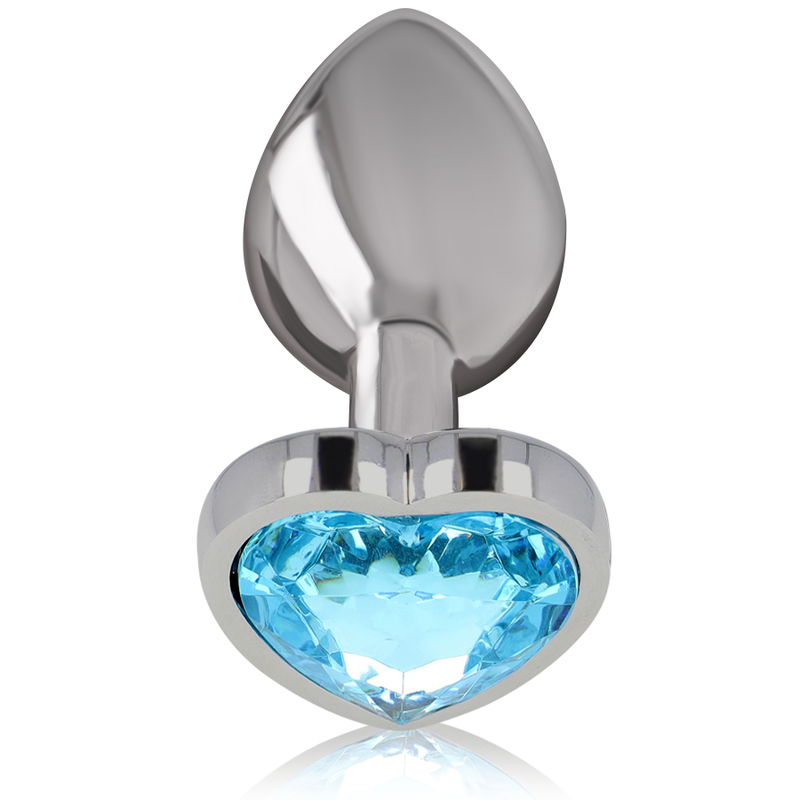 INTENSE - PLUG ANAL METAL ALUMINIO CORAZÓN AZUL TALLA M - Imagen 3