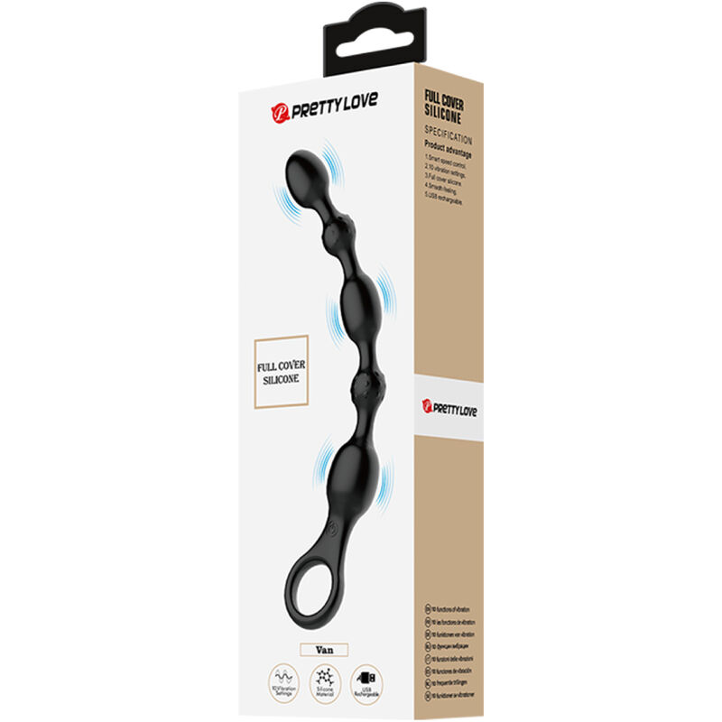 PRETTY LOVE - VAN ANAL BALLS 10 VIBRAÕES SILICONE RECARREGVEL - Image 9