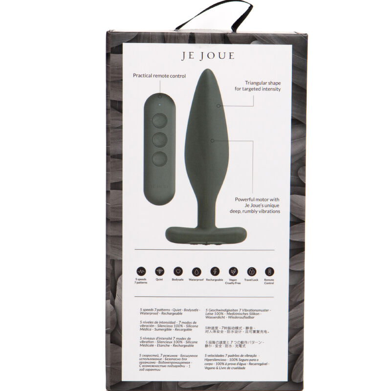 JE JOUE - EGON PLUG ANAL VIBRATOR BLACK - Image 3