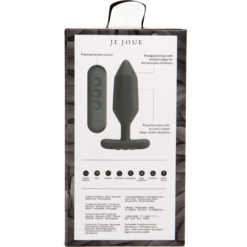 JE JOUE - ONYX ANAL PLUG VIBRATOR BLACK - Image 3