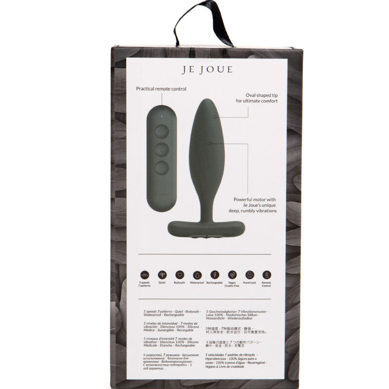 JE JOUE - VESTA PLUG ANAL VIBRADOR NEGRO - Imagen 6