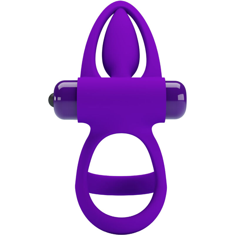 PRETTY LOVE - ANNEAU VIBRATEUR 10 VIBRATIONS SILICONE VIOLETTE – Image 2