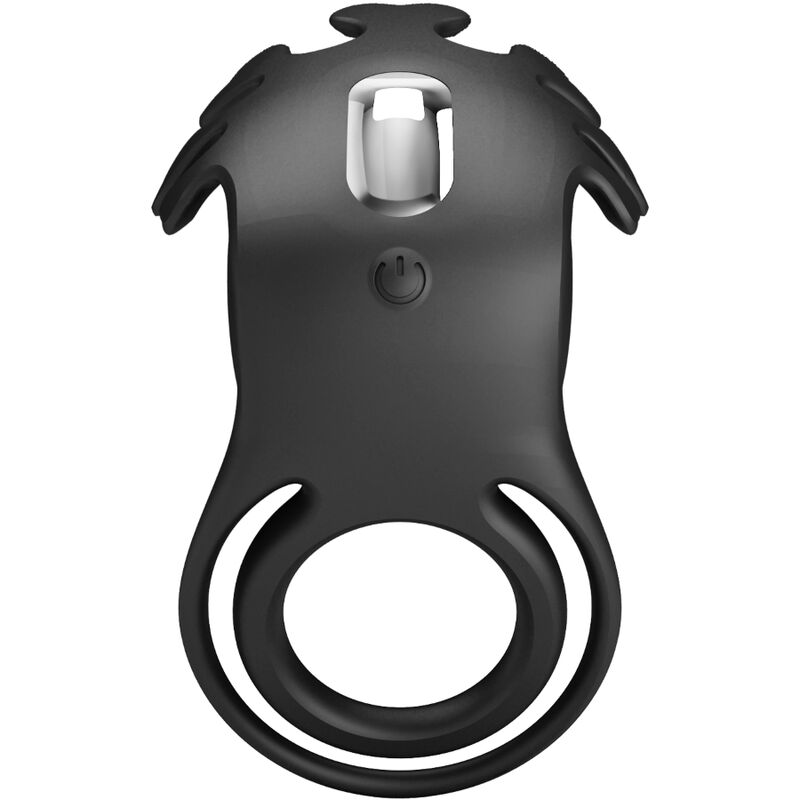 PRETTY LOVE - ANNEAU VIBRATEUR RUBEN 7 VIBRATIONS SILICONE NOIR – Image 2