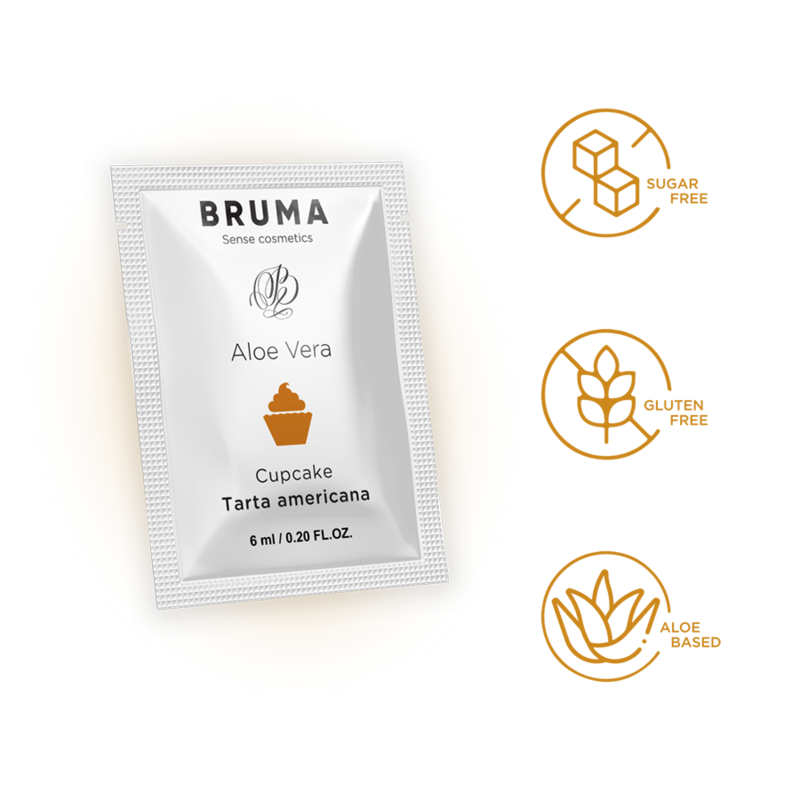 BRUMA - GEL GLISSANT À L''ALOE VERA SAVEUR CUPCAKE 6 ML – Image 3
