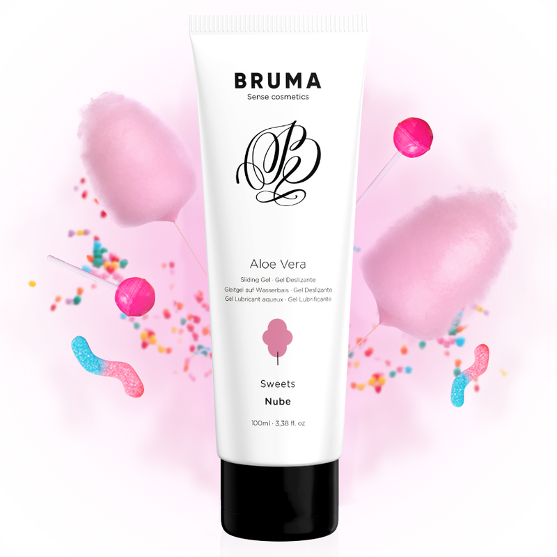 BRUMA - GEL DESLIZANTE CON ALOE VERA SABOR A NUBE 100 ML - Imagen 3
