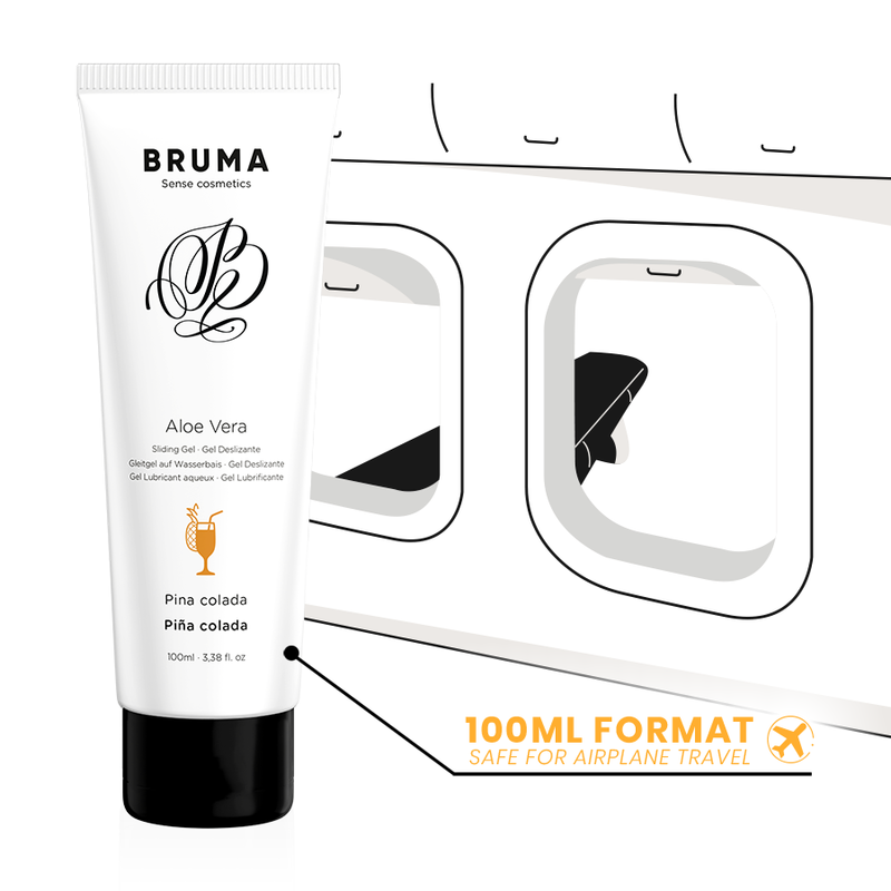 BRUMA - ALOE VERA GLEITGEL PINA COLADA GESCHMACK 100 ML – Bild 5