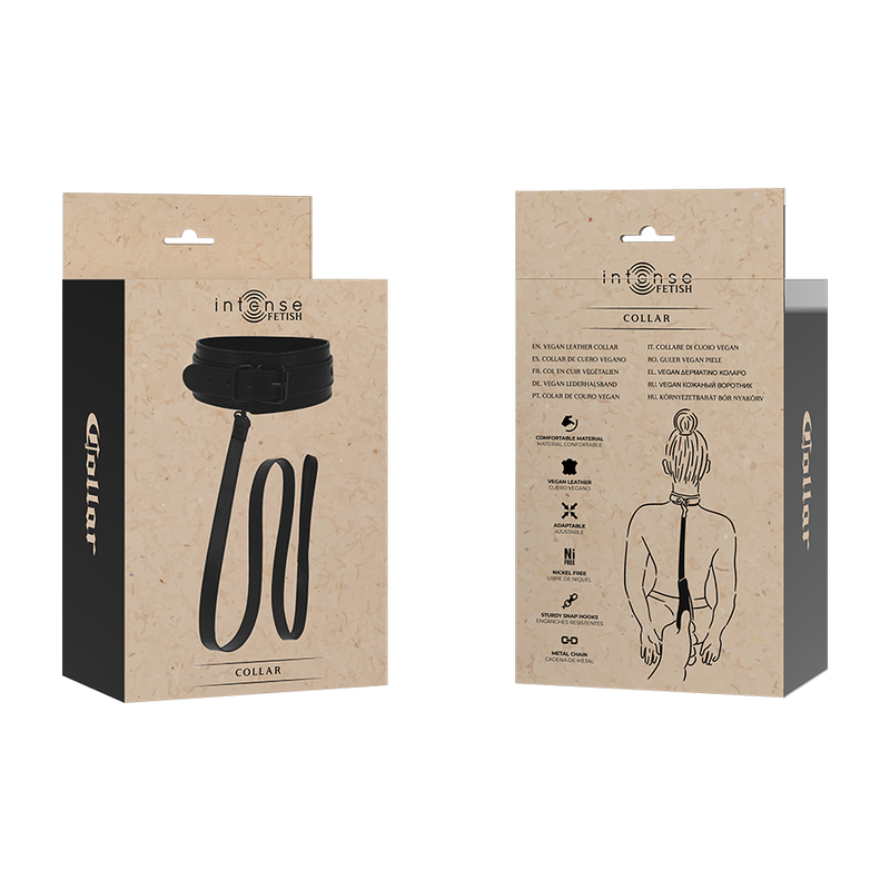 INTENSE - FETISH VEGANES LEDERHALSBAND – Bild 4