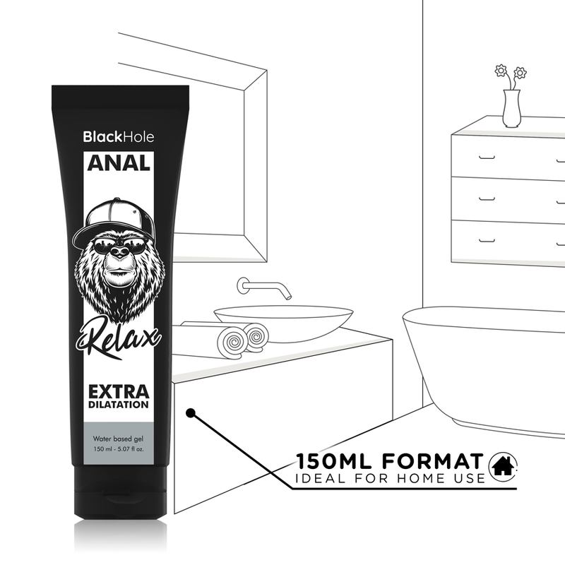 BLACK HOLE - GEL BASE DILATAÇÃO ANAL 150 ML - Image 5
