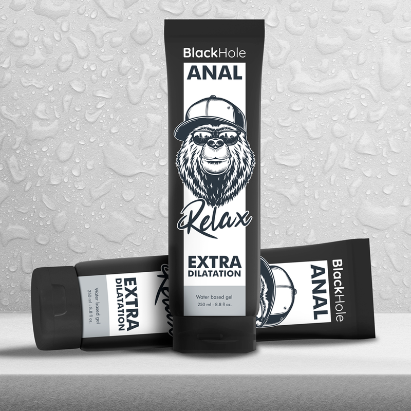 BLACK HOLE - GEL BASE AGUA DILATACIÓN ANAL 250 ML - Imagen 2