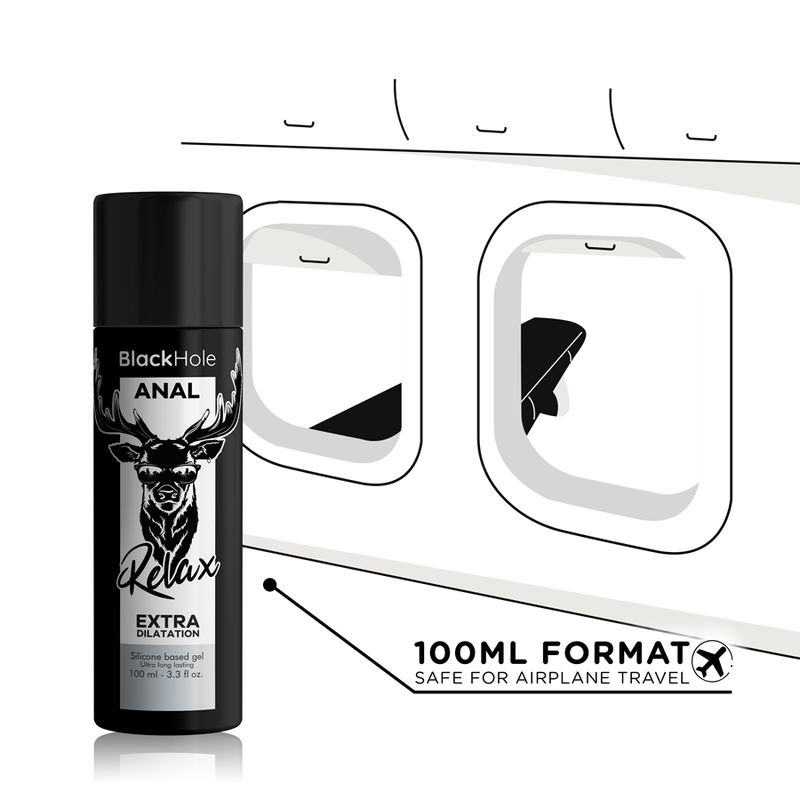 BLACK HOLE - GEL DILATAZIONE ANALE A BASE DI SILICONE 100 ML - immagine 4