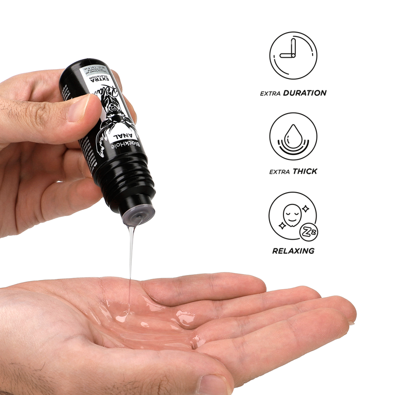 BLACK HOLE - BASE SILICONA CONCENTRADA DILATACIÓN ANAL 30 ML - Imagen 3
