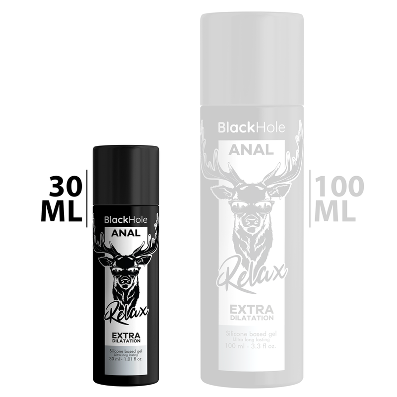 BLACK HOLE - BASE SILICONA CONCENTRADA DILATACIÓN ANAL 30 ML - Imagen 2