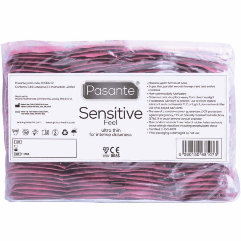 PASANTE - CONDOMS SENSITIVE BAG 144 UNITS - Image 3