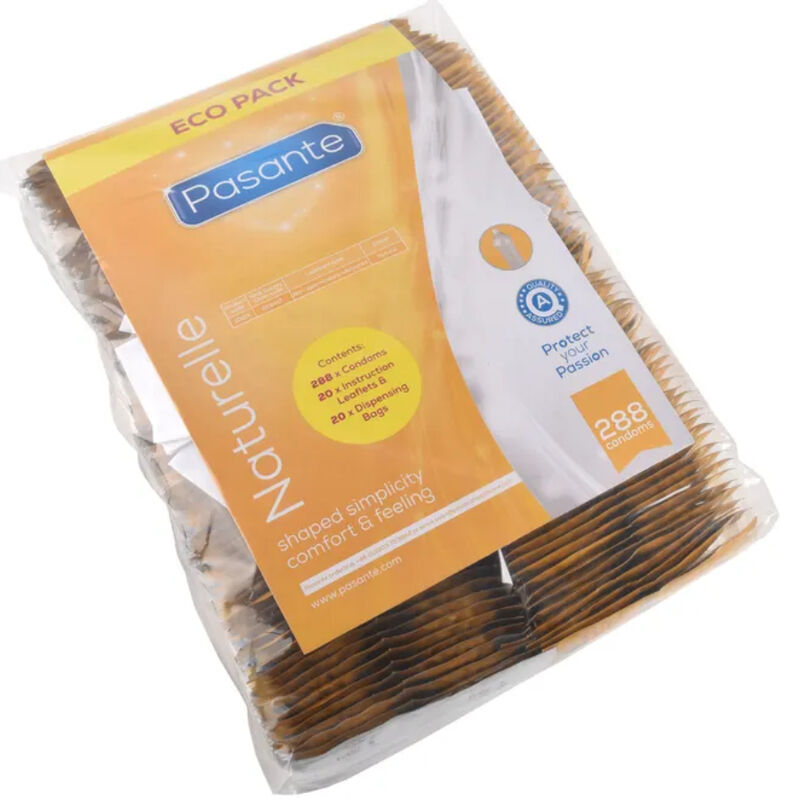 PASANTE - PRESERVATIVO ECO PACK NATURELLE BOLSA 288 UNIDADES - Imagen 3