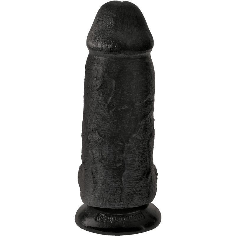 KING COCK - PENE REALÍSTICO CHUBBY 23 CM NEGRO - Imagen 4