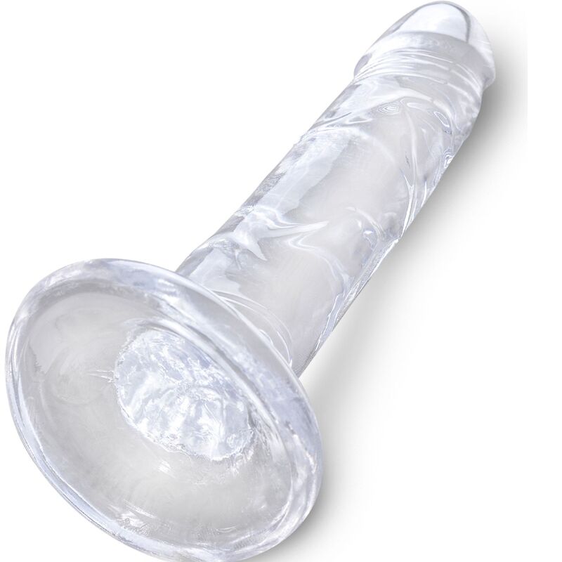 KING COCK - CLEAR REALISTIC PENIS 15.5 CM TRANSPARENT - Image 3