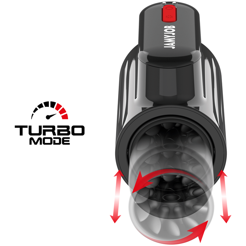 JAMYJOB - MASTURBATORE IN MODALIT TURBO CON SPINTA A VORTEX E ROTAZIONE A 360 - immagine 4