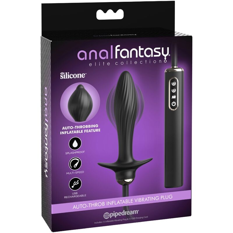 ANAL FANTASY ELITE COLLECTION - AUFBLASBARER PLUG & AUTO-THROB VIBRATOR – Bild 5