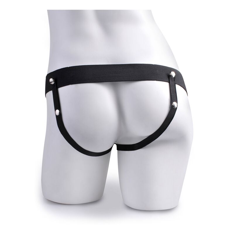 FETISH FANTASY SERIES - HARNAIS RÉGLABLE PÉNIS RÉALISTE AVEC BALLES ÉJACULANTES 19 CM – Image 2
