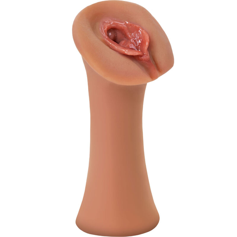 FETISH FANTASY EXTREME - MASTURBADOR MASCULINO SILICONA JUICY SNATCH CARAMELO - Imagen 4