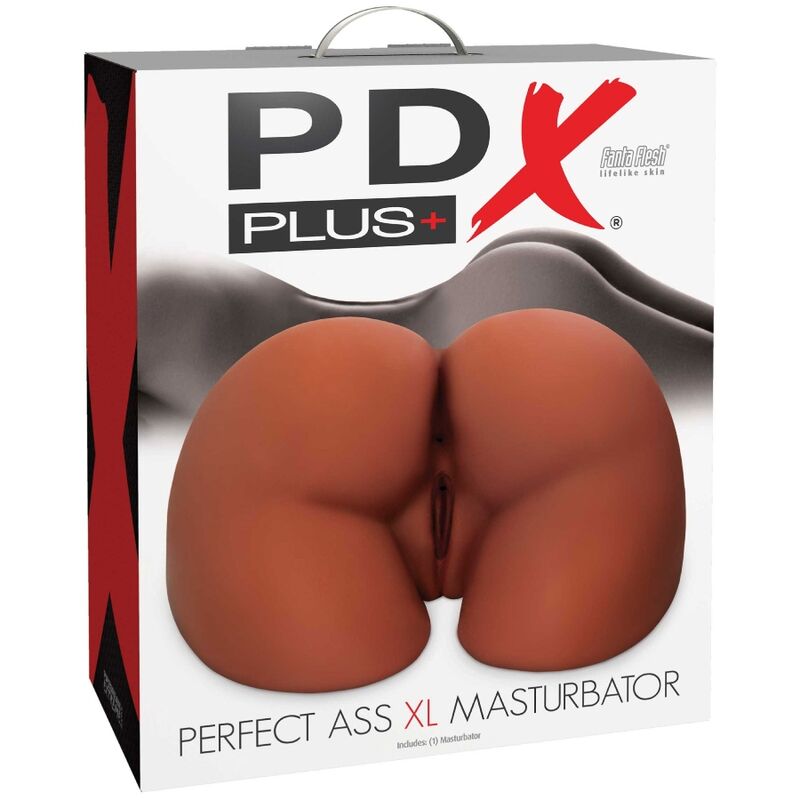 PDX PLUS - MASTURBADOR PERFECT ASS XL DUPLA ENTRADA MARROM - Image 3