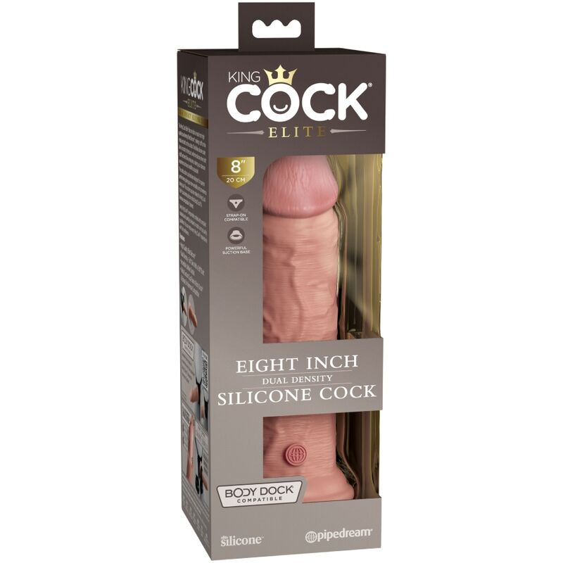 KING COCK - ELITE DILDO REALISTICO IN SILICONE 20.3 CM - immagine 4