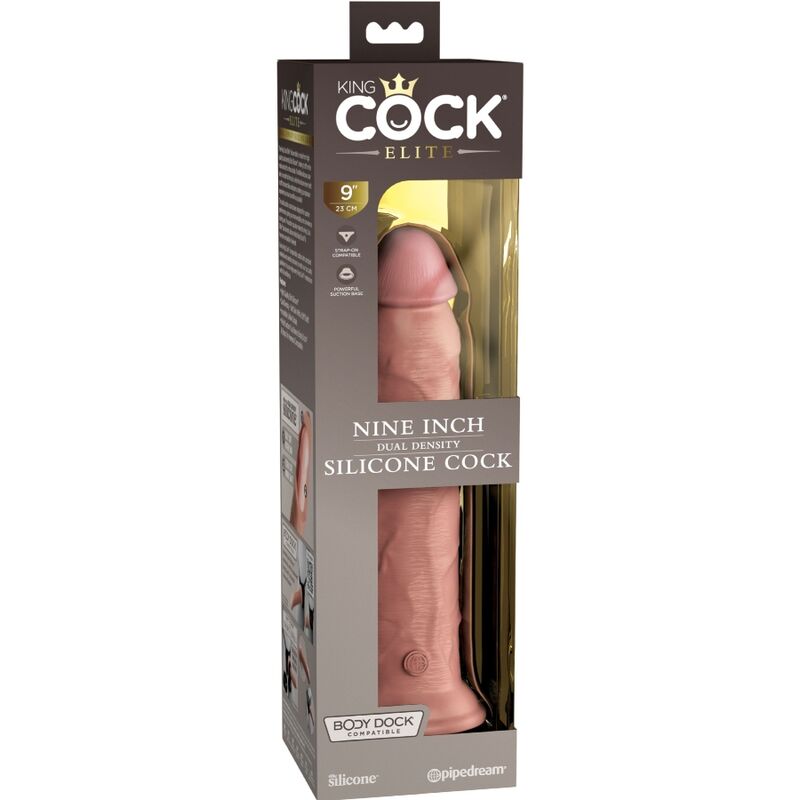 KING COCK - ELITE REALISTISCHER SILIKONDILDO 23 CM – Bild 5