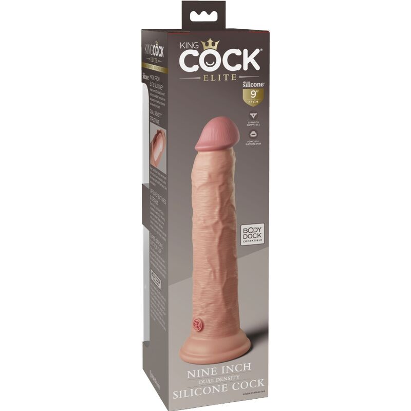 KING COCK - ELITE REALISTISCHER SILIKONDILDO 23 CM – Bild 6