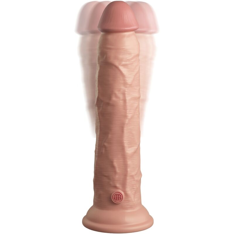 KING COCK - ELITE VIBRATEUR GODE RÉALISTE & TÉLÉCOMMANDE EN SILICONE 23 CM – Image 3