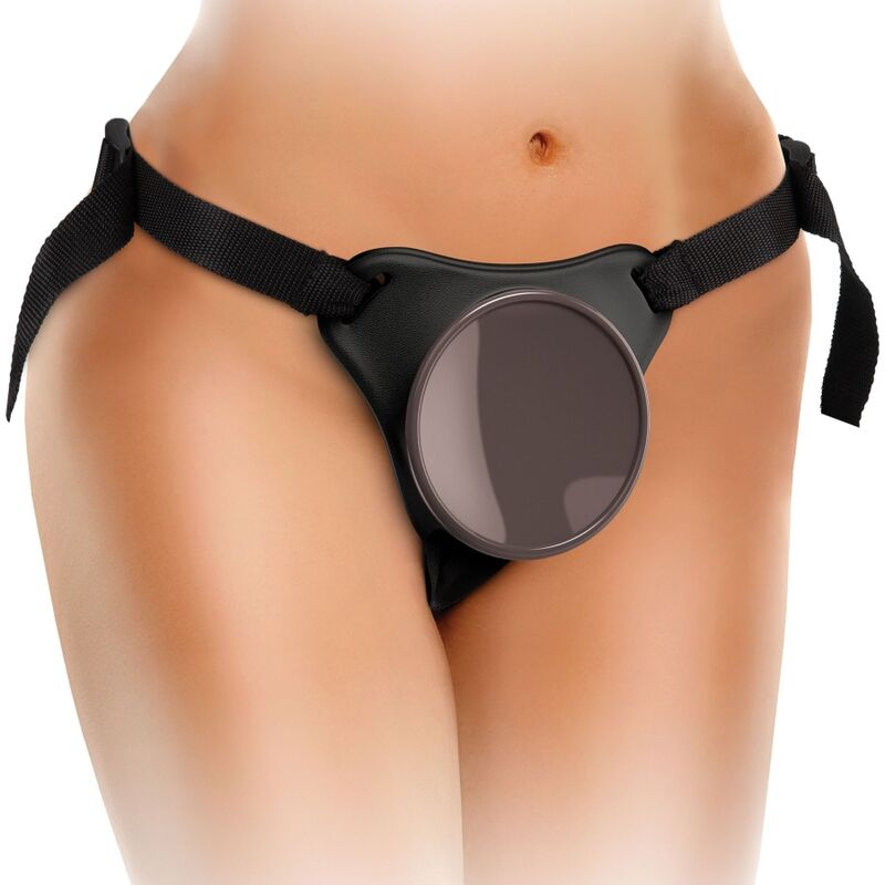 KING COCK - ELITE KIT IMBRACATURA REGOLABILE DELUXE ANELLO CON TESTICOLI E DILDO 20.3 CM - immagine 13