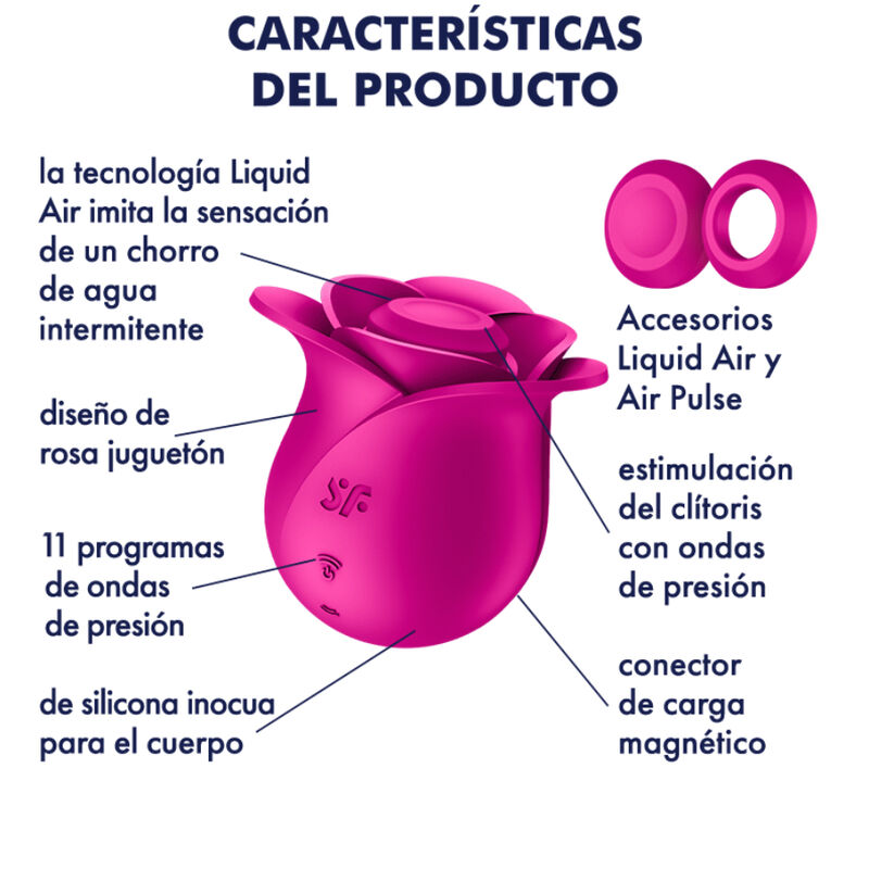 SATISFYER - AIR PULSE VIBRATORE MODERNO PRO 2 BLOSSOM - immagine 4