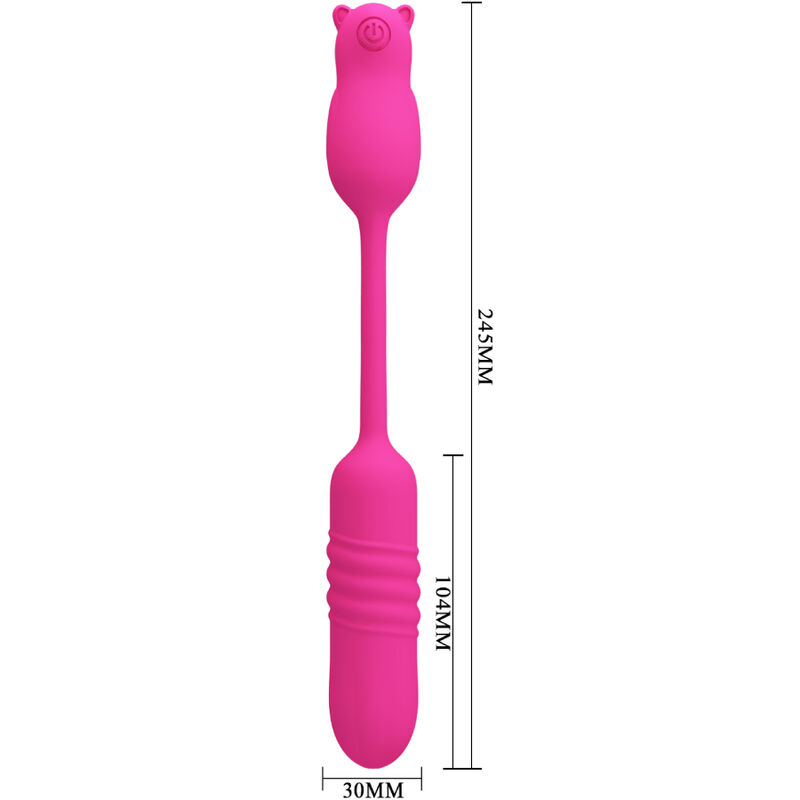 PRETTY LOVE - NOBIKUMA ROSA SILIKON-VIBRIERBULLET – Bild 8