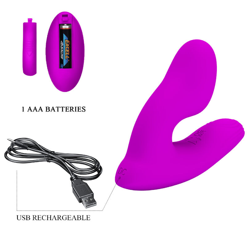 PRETTY LOVE - MASSEUR DE CLITORIS MELVIN AVEC TÉLÉCOMMANDE – Image 4