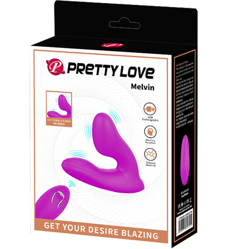 PRETTY LOVE - MASSEUR DE CLITORIS MELVIN AVEC TÉLÉCOMMANDE – Image 9