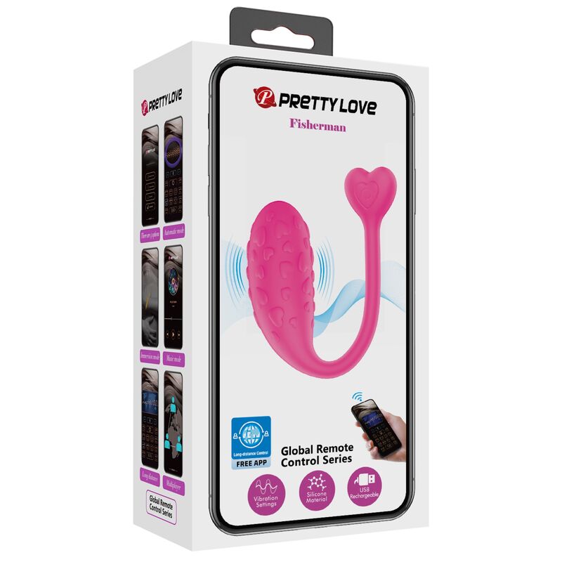 PRETTY LOVE - OEUF VIBRANT ROSE FISHER CONTRÔLÉ PAR APPLICATION – Image 7