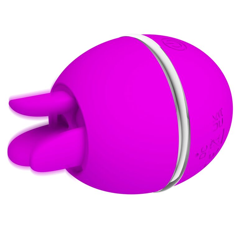 PRETTY LOVE - VIBRATEUR ROND EN SILICONE GEMINI BALL VIOLET – Image 8