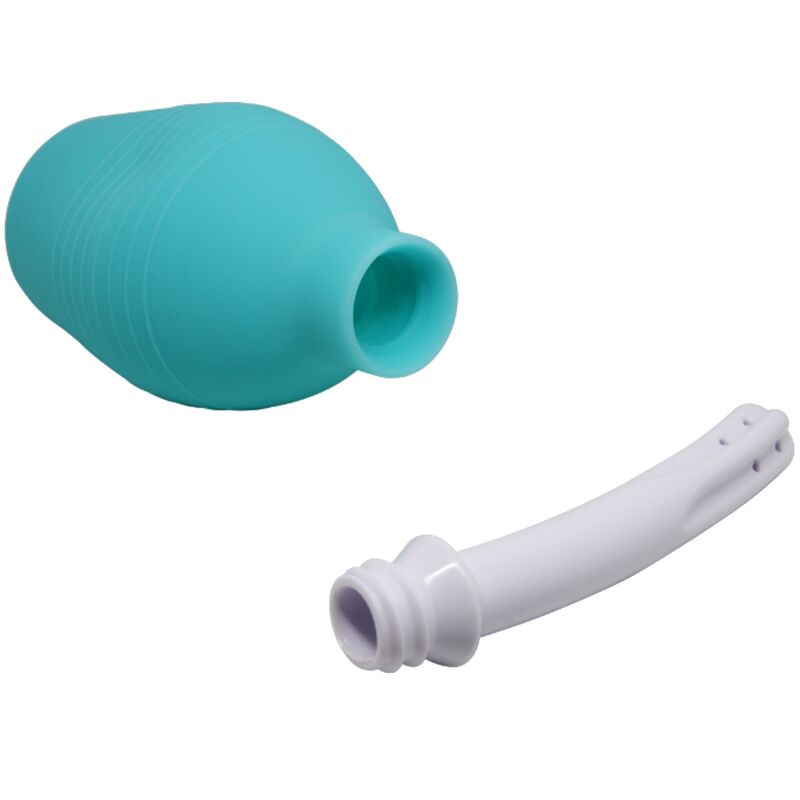 MR PLAY - DOCCIA ANALE IN GOMMA BLU PERA - immagine 4